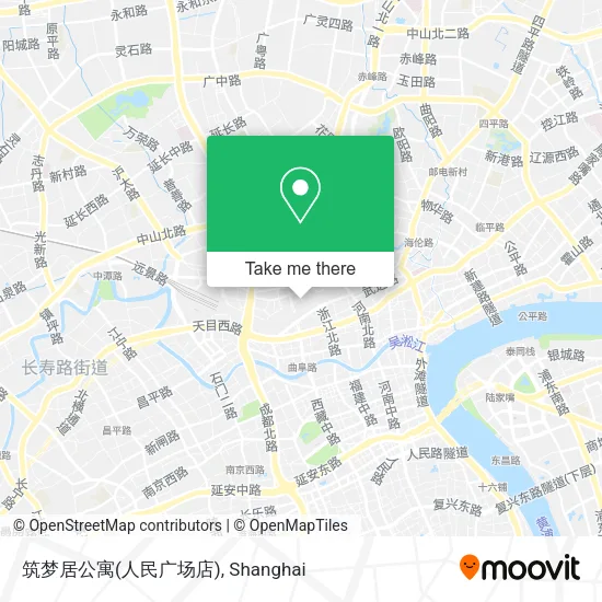 筑梦居公寓(人民广场店) map