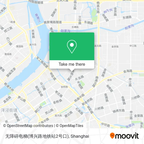 无障碍电梯(博兴路地铁站2号口) map
