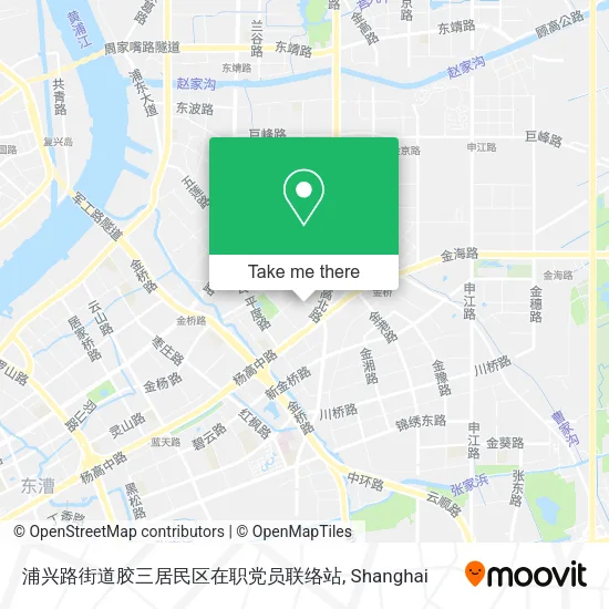 浦兴路街道胶三居民区在职党员联络站 map