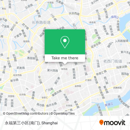 永福第三小区(南门) map