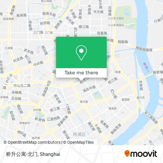 桥升公寓-北门 map