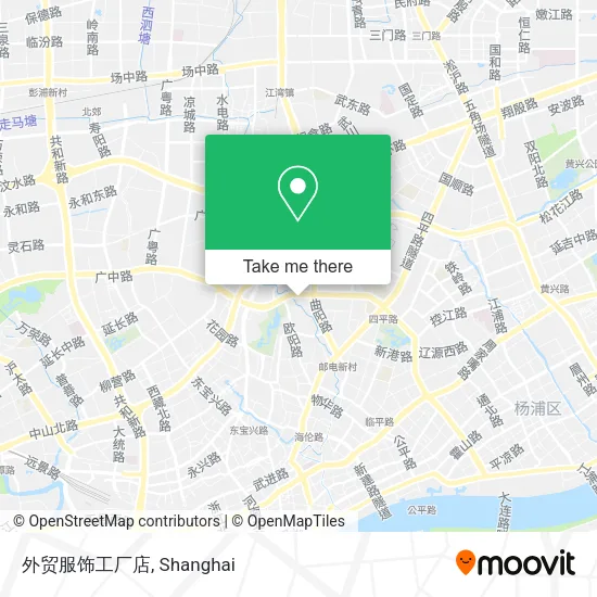 外贸服饰工厂店 map
