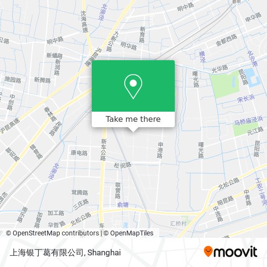 上海银丁葛有限公司 map
