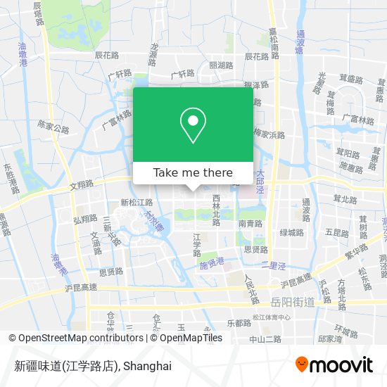 新疆味道(江学路店) map