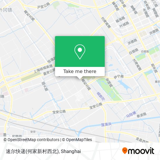速尔快递(何家新村西北) map