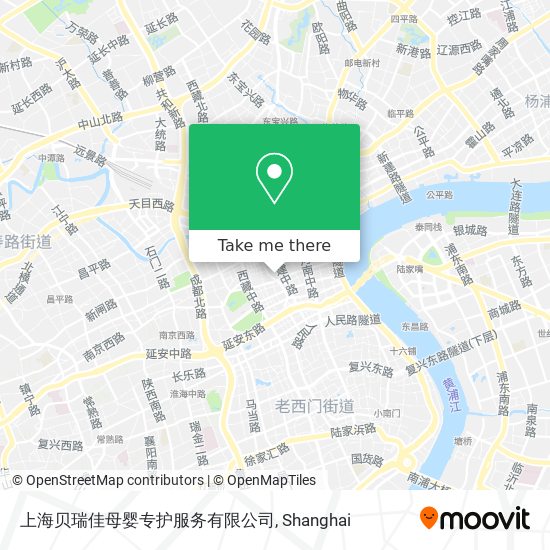 上海贝瑞佳母婴专护服务有限公司 map