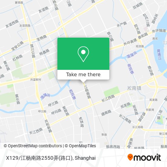 X129/江杨南路2550弄(路口) map