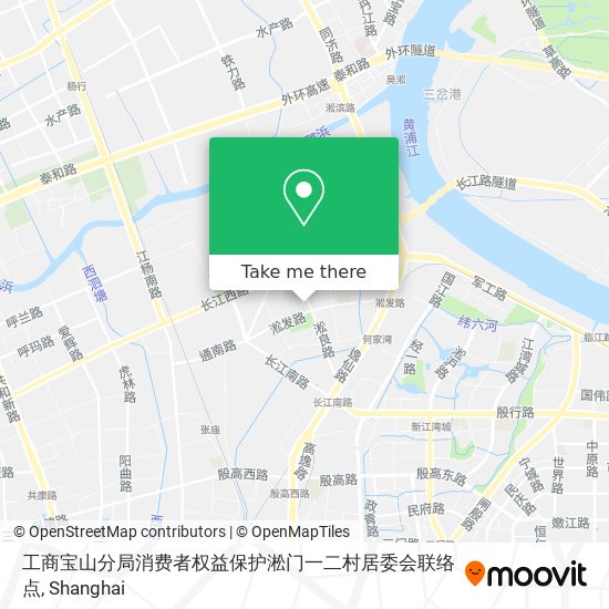 工商宝山分局消费者权益保护淞门一二村居委会联络点 map