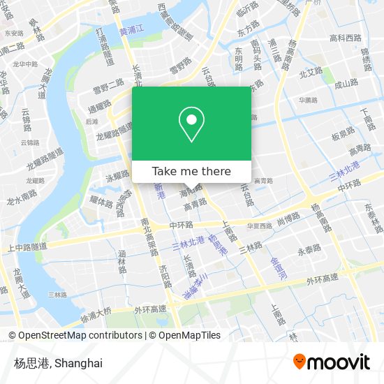 杨思港 map