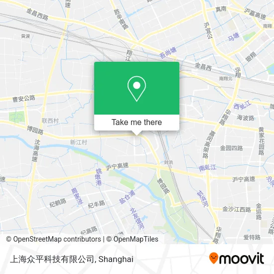 上海众平科技有限公司 map