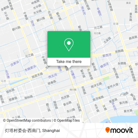 灯塔村委会-西南门 map