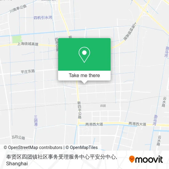 奉贤区四团镇社区事务受理服务中心平安分中心 map