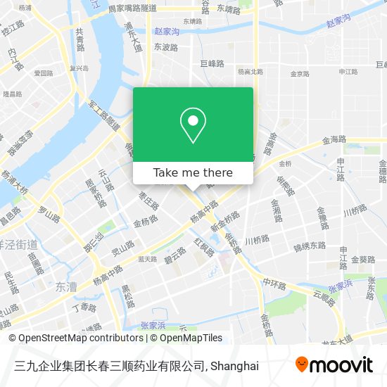 三九企业集团长春三顺药业有限公司 map