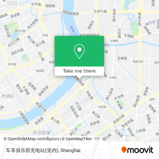 车享俱乐部充电站(室内) map