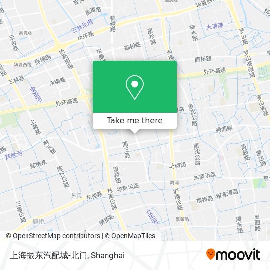 上海振东汽配城-北门 map