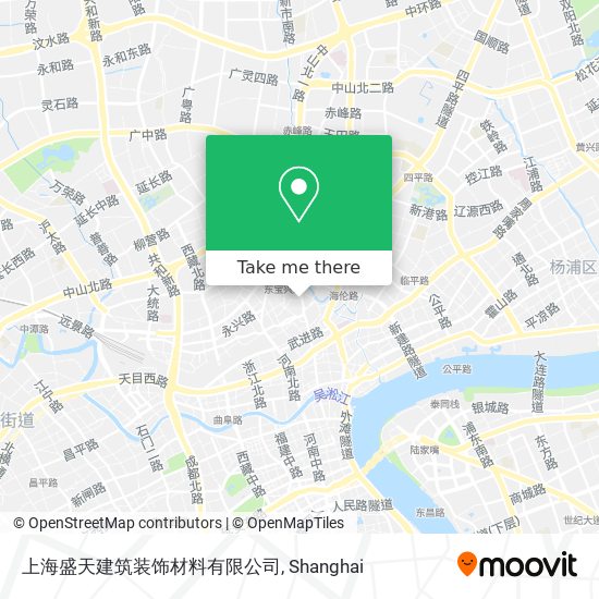 上海盛天建筑装饰材料有限公司 map