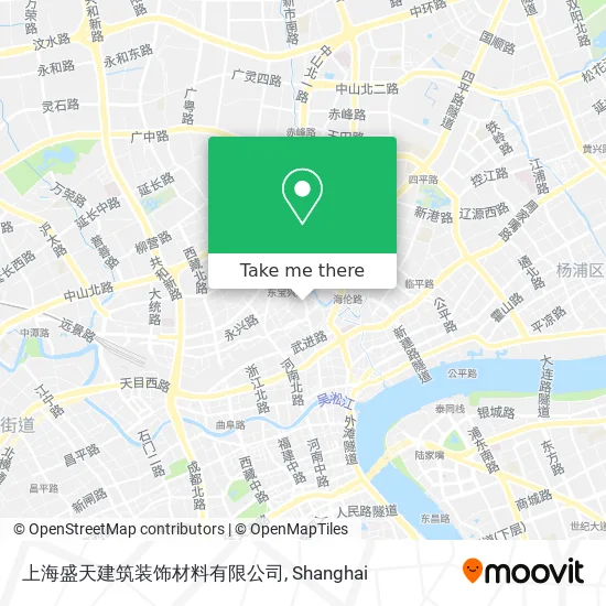 上海盛天建筑装饰材料有限公司 map