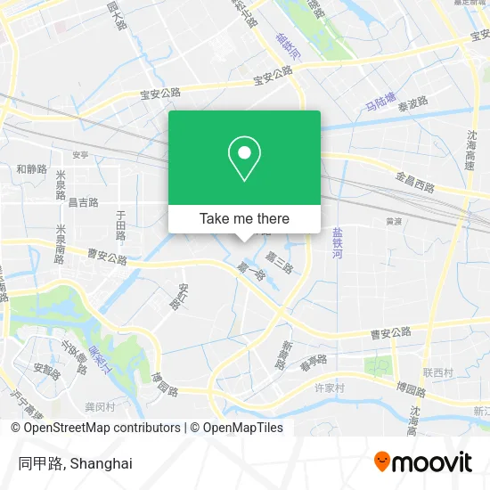 同甲路 map