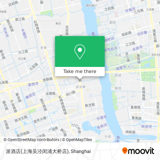 派酒店(上海吴泾闵浦大桥店) map