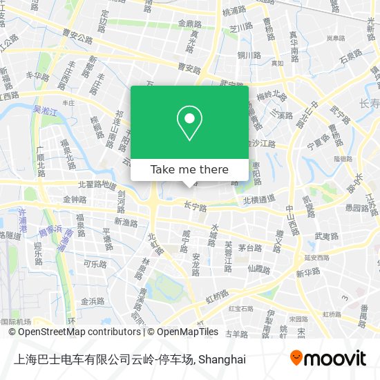上海巴士电车有限公司云岭-停车场 map