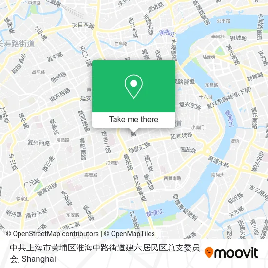 中共上海市黄埔区淮海中路街道建六居民区总支委员会 map