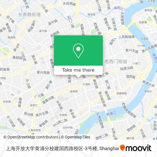 上海开放大学黄浦分校建国西路校区-3号楼 map
