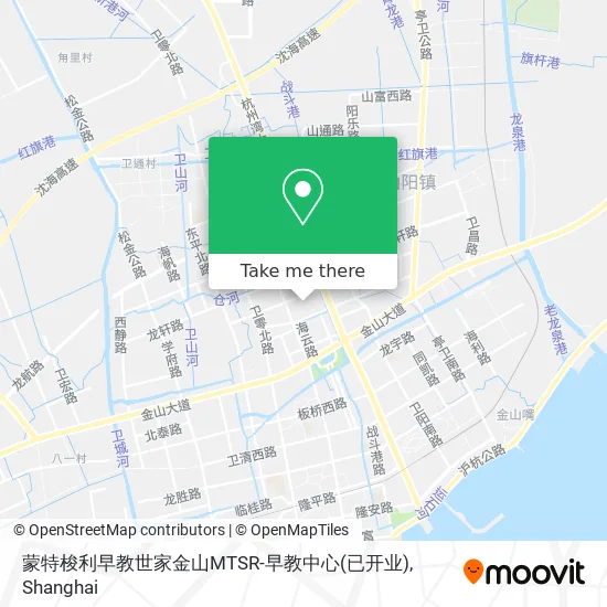 蒙特梭利早教世家金山MTSR-早教中心(已开业) map