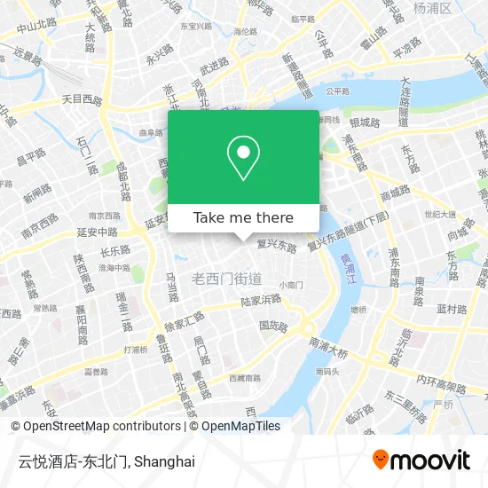 云悦酒店-东北门 map