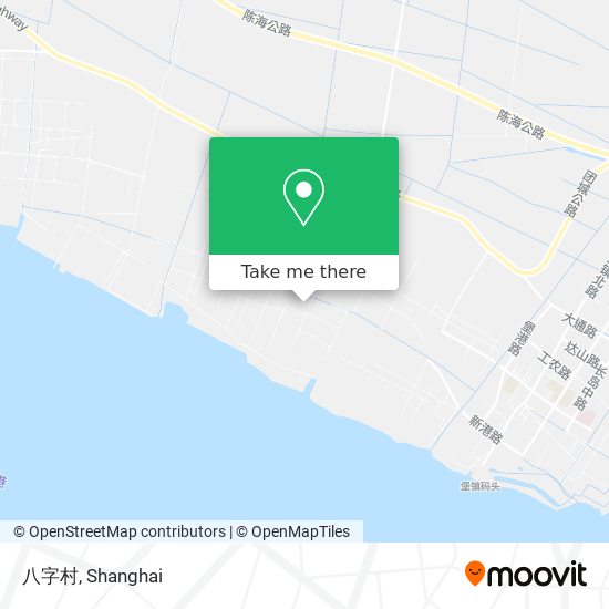 八字村 map