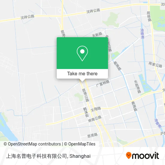 上海名普电子科技有限公司 map