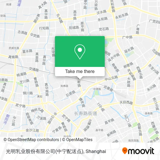 光明乳业股份有限公司(中宁配送点) map