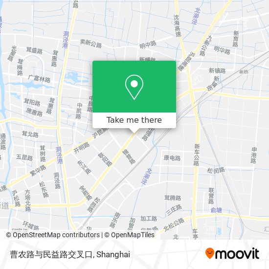 曹农路与民益路交叉口 map