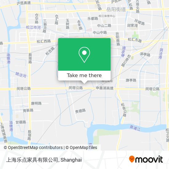 上海乐点家具有限公司 map