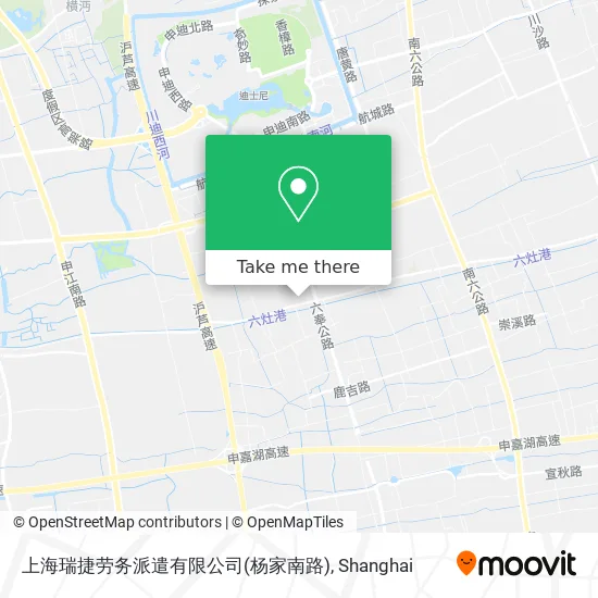 上海瑞捷劳务派遣有限公司(杨家南路) map