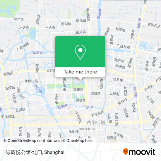 绿庭悦公馆-北门 map