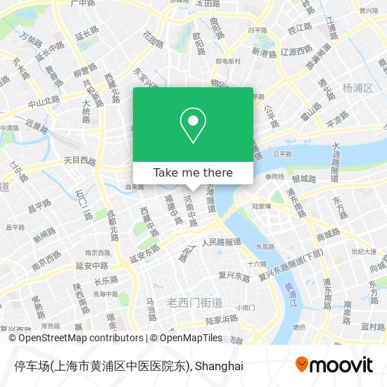 停车场(上海市黄浦区中医医院东) map
