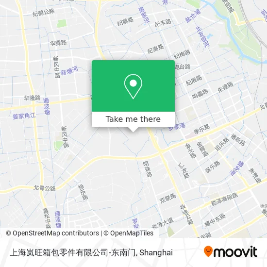 上海岚旺箱包零件有限公司-东南门 map