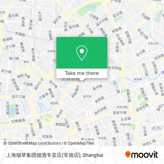 上海烟草集团烟酒专卖店(常德店) map