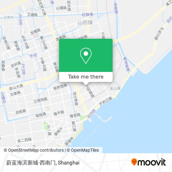蔚蓝海滨新城-西南门 map