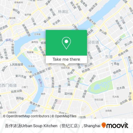 吾伴浓汤Urban Soup Kitchen（世纪汇店） map