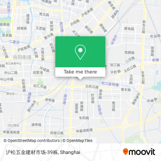 沪松五金建材市场-39栋 map
