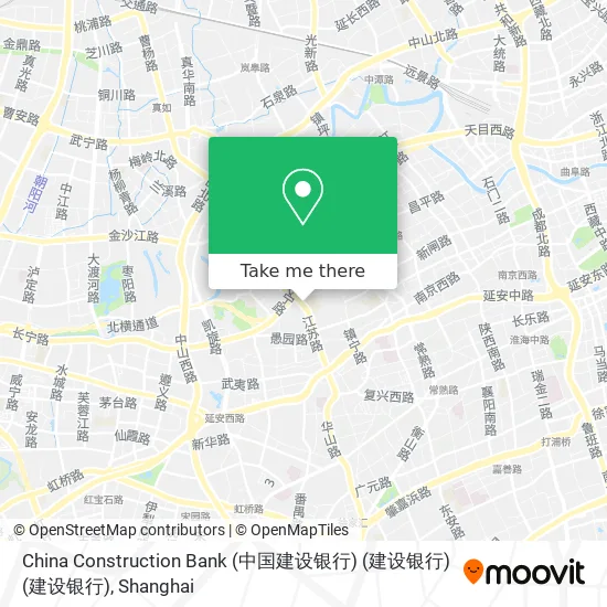 China Construction Bank (中国建设银行) (建设银行) (建设银行) map
