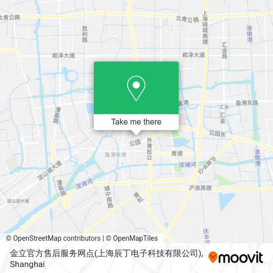 金立官方售后服务网点(上海辰丁电子科技有限公司) map