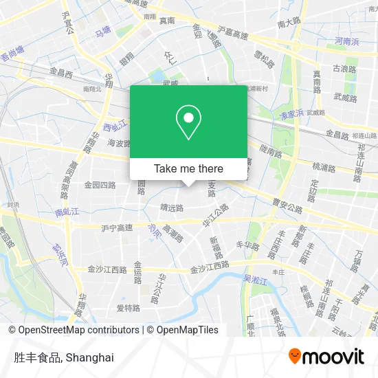 胜丰食品 map