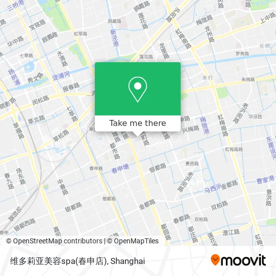 维多莉亚美容spa(春申店) map