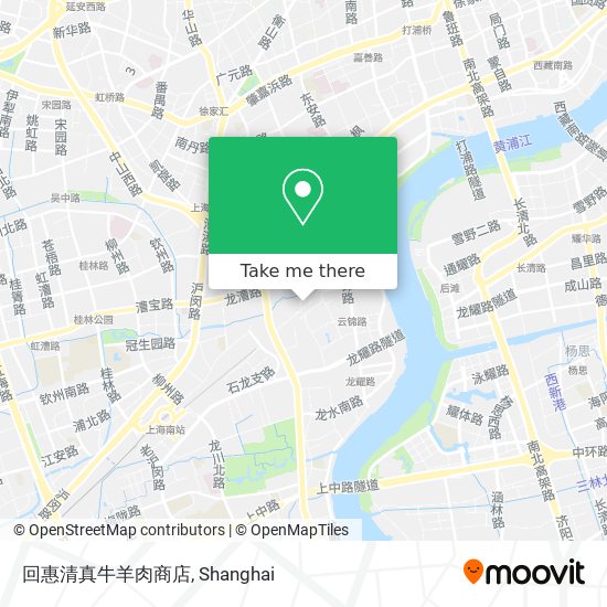 回惠清真牛羊肉商店 map