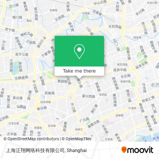 上海泛翔网络科技有限公司 map