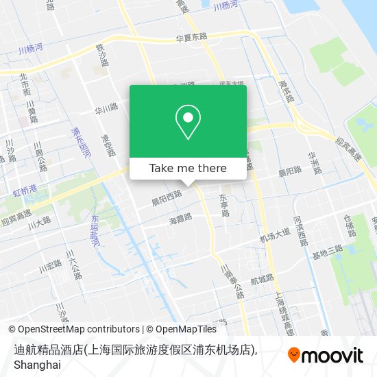 迪航精品酒店(上海国际旅游度假区浦东机场店) map