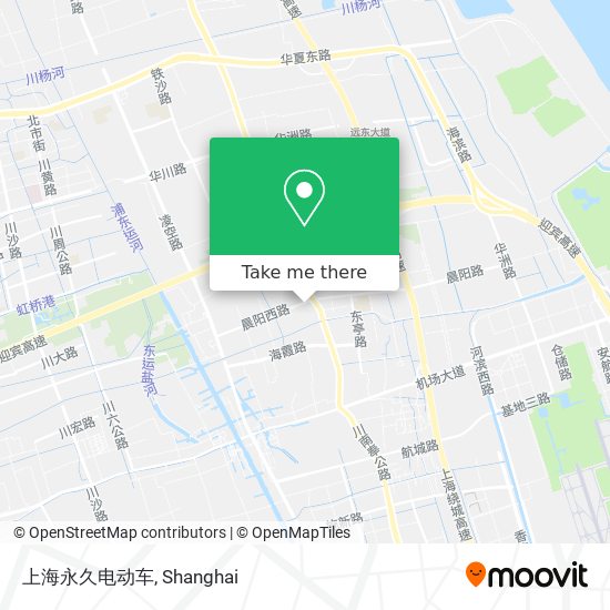 上海永久电动车 map