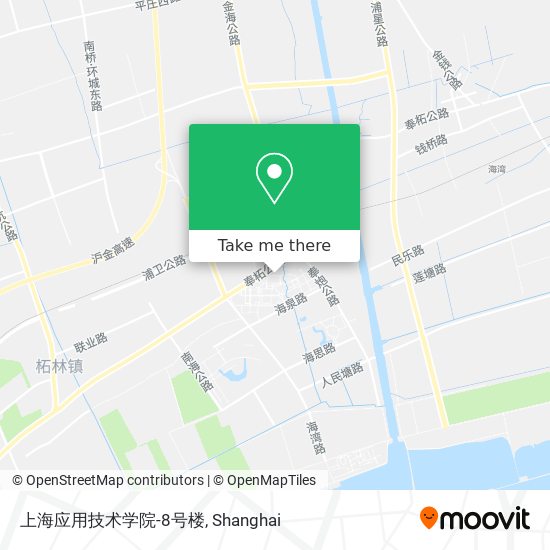 上海应用技术学院-8号楼 map